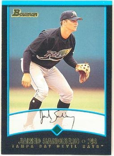 #380 Jared Sandberg - Tampa Bay Devil Rays - 2001 Bowman Baseball