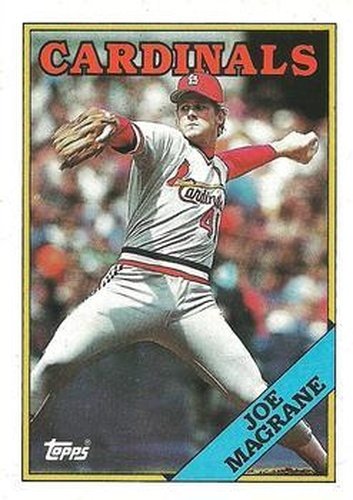#380 Joe Magrane - St. Louis Cardinals - 1988 Topps Baseball