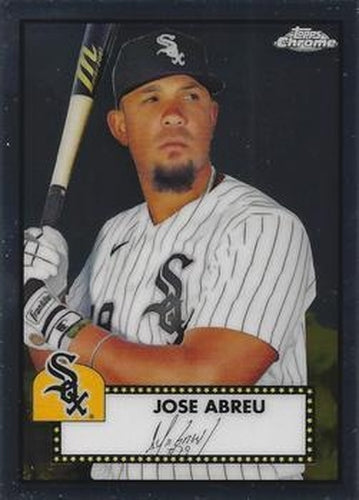 #380 Jose Abreu - Chicago White Sox - 2021 Topps Chrome Platinum Anniversary Baseball
