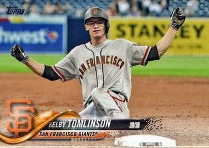 #380 Kelby Tomlinson - San Francisco Giants - 2018 Topps Baseball