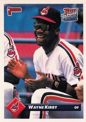 #380 Wayne Kirby - Cleveland Indians - 1993 Donruss Baseball