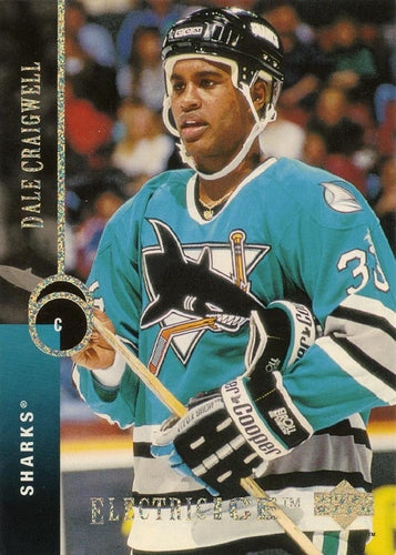 #380 Dale Craigwell - San Jose Sharks - 1994-95 Upper Deck Hockey - Electric Ice