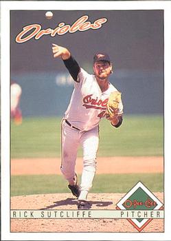 #381 Rick Sutcliffe - Baltimore Orioles - 1993 O-Pee-Chee Baseball