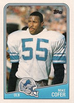 #381 Michael Cofer - Detroit Lions - 1988 Topps Football