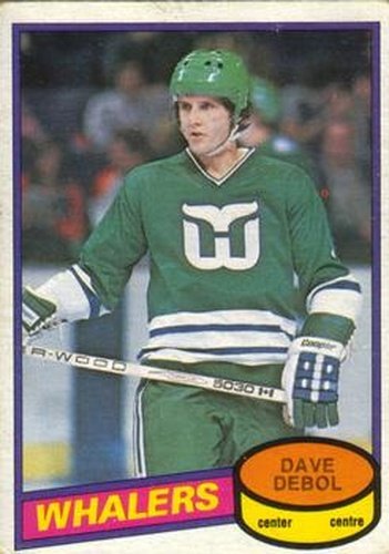 #381 Dave Debol - Hartford Whalers - 1980-81 O-Pee-Chee Hockey