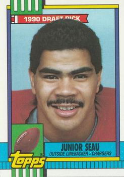 #381 Junior Seau - San Diego Chargers - 1990 Topps Football