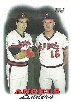 #381 Angels Leaders - California Angels - 1988 Topps Baseball