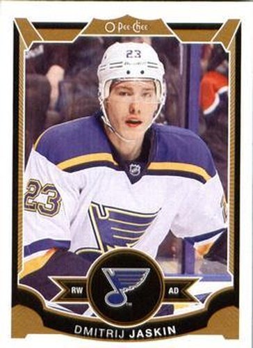 #381 Dmitrij Jaskin - St. Louis Blues - 2015-16 O-Pee-Chee Hockey