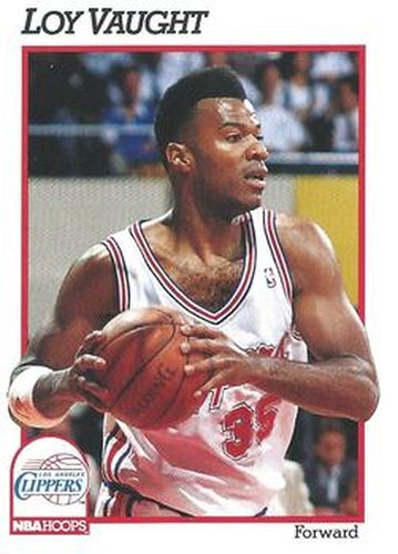 #381 Loy Vaught - Los Angeles Clippers - 1991-92 Hoops Basketball