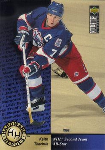 #382 Keith Tkachuk - Winnipeg Jets - 1995-96 Collector's Choice Hockey
