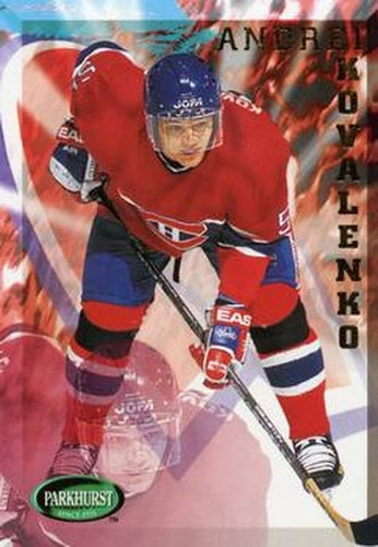 #382 Andrei Kovalenko - Montreal Canadiens - 1995-96 Parkhurst International Hockey