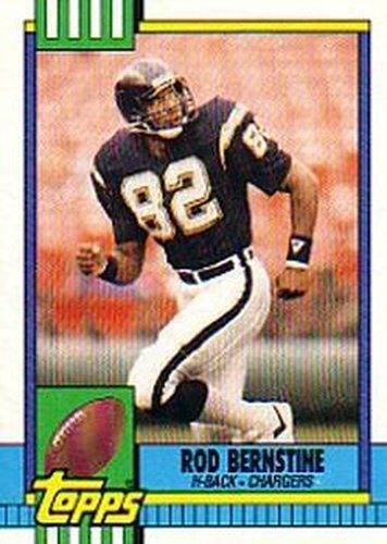 #382 Rod Bernstine - San Diego Chargers - 1990 Topps Football