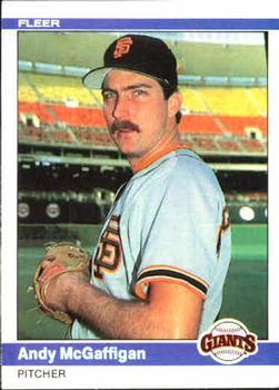 #382 Andy McGaffigan - San Francisco Giants - 1984 Fleer Baseball