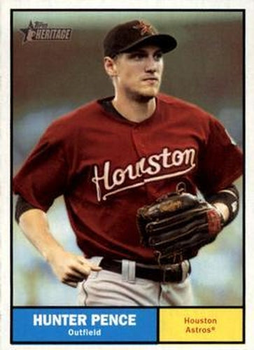 #382 Hunter Pence - Houston Astros - 2010 Topps Heritage Baseball