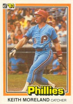 #382 Keith Moreland - Philadelphia Phillies - 1981 Donruss Baseball