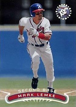 #382 Mark Lemke - Atlanta Braves - 1996 Stadium Club Baseball