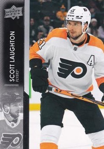 #382 Scott Laughton - Philadelphia Flyers - 2021-22 Upper Deck Hockey
