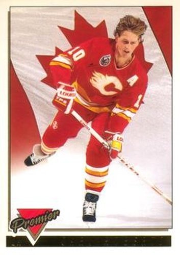 #382 Gary Roberts - Calgary Flames - 1993-94 O-Pee-Chee Premier Hockey - Gold
