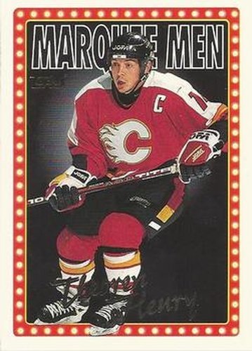 #382 Theoren Fleury - Calgary Flames - 1995-96 Topps Hockey