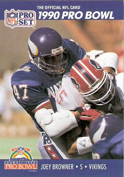#382 Joey Browner - Minnesota Vikings - 1990 Pro Set Football