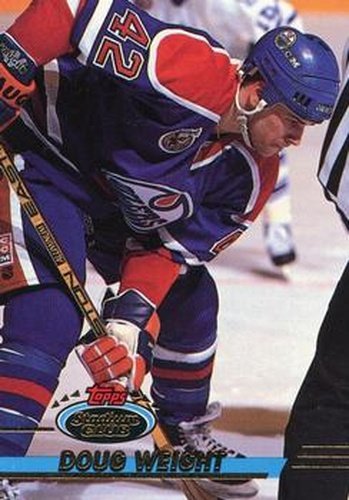 #382 Doug Weight - Edmonton Oilers - 1993-94 Stadium Club Hockey