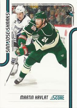 #382 Martin Havlat - San Jose Sharks - 2011-12 Score Hockey