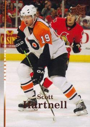 #383 Scott Hartnell - Philadelphia Flyers - 2007-08 Upper Deck Hockey