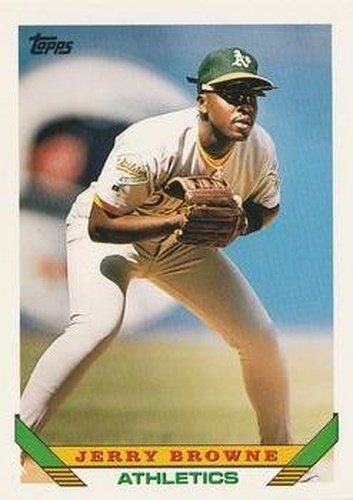 #383 Jerry Browne - Oakland Athletics - 1993 Topps Baseball