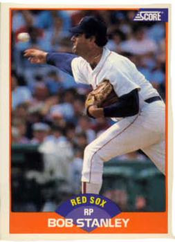 #383 Bob Stanley - Boston Red Sox - 1989 Score Baseball