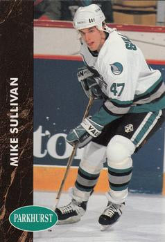 #383 Mike Sullivan - San Jose Sharks - 1991-92 Parkhurst Hockey