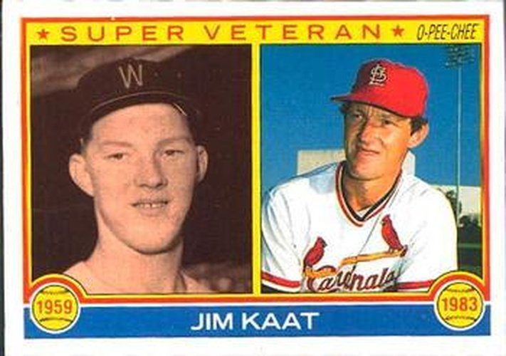 #383 Jim Kaat - Washington Senators / St. Louis Cardinals - 1983 O-Pee-Chee Baseball