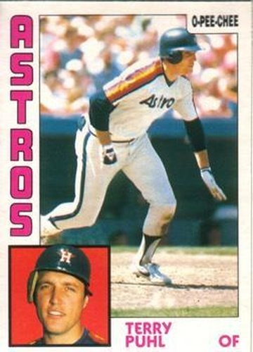 #383 Terry Puhl - Houston Astros - 1984 O-Pee-Chee Baseball