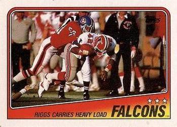 #383 Falcons Team Leaders - Gerald Riggs - Atlanta Falcons - 1988 Topps Football