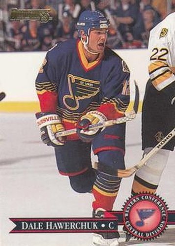#384 Dale Hawerchuk - St. Louis Blues - 1995-96 Donruss Hockey
