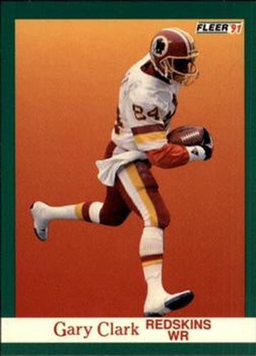 #384 Gary Clark - Washington Redskins - 1991 Fleer Football