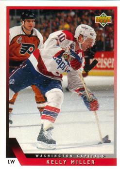 #384 Kelly Miller - Washington Capitals - 1993-94 Upper Deck Hockey