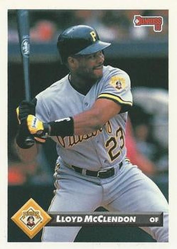 #384 Lloyd McClendon - Pittsburgh Pirates - 1993 Donruss Baseball