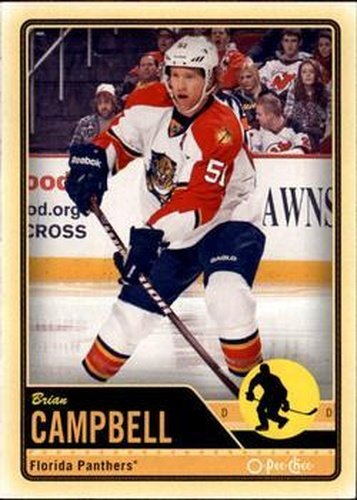 #384 Brian Campbell - Florida Panthers - 2012-13 O-Pee-Chee Hockey