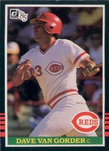 #384 Dave Van Gorder - Cincinnati Reds - 1985 Donruss Baseball