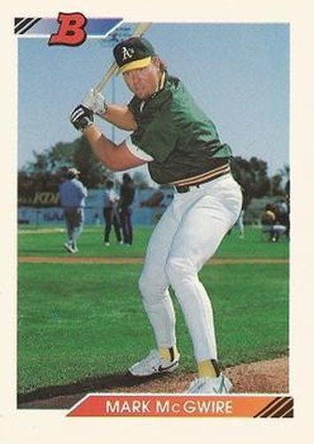 #384 Mark McGwire - Oakland Athletics - 1992 Bowman Baseball