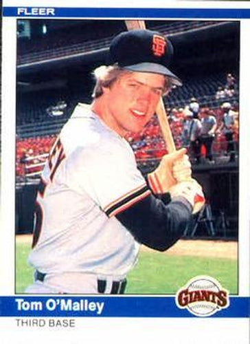 #384 Tom O'Malley - San Francisco Giants - 1984 Fleer Baseball