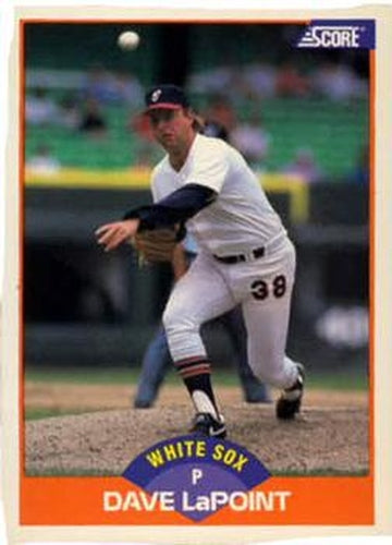 #384 Dave LaPoint - Chicago White Sox - 1989 Score Baseball