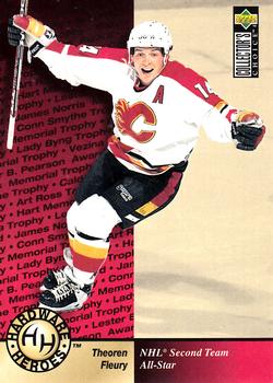 #384 Theoren Fleury - Calgary Flames - 1995-96 Collector's Choice Hockey