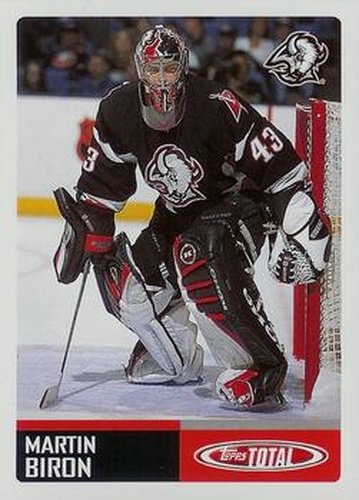 #384 Martin Biron - Buffalo Sabres - 2002-03 Topps Total Hockey