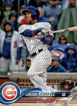 #384 Addison Russell - Chicago Cubs - 2018 Topps Baseball