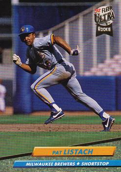 #385 Pat Listach - Milwaukee Brewers - 1992 Ultra Baseball