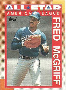 #385 Fred McGriff - Toronto Blue Jays - 1990 Topps Baseball