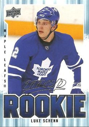 #385 Luke Schenn - Toronto Maple Leafs - 2008-09 Upper Deck MVP Hockey