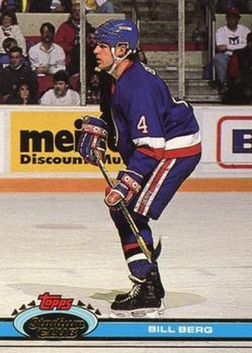 #385 Bill Berg - New York Islanders - 1991-92 Stadium Club Hockey