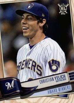 #385 Christian Yelich - Milwaukee Brewers - 2019 Topps Big League Baseball